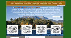 Desktop Screenshot of greatnorthernvacations.com